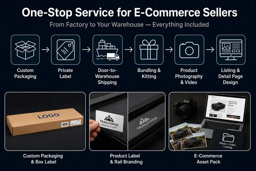 Low Profile Hard Quad-Fold Tonneau Cover for Honda Ridgeline
