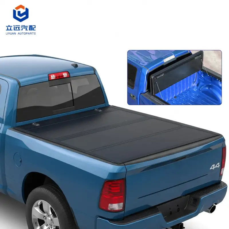 Нископрофилно твърдо четворно сгъваемо покривало Tonneau за Dodge Ram